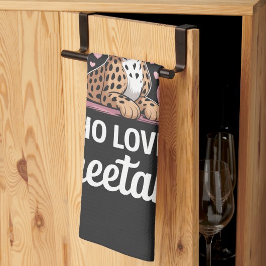 Cheetah Funny Quote  キッチンタオル (三つ折り)