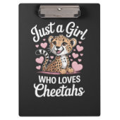 Cheetah Funny Quote  クリップボード (正面)