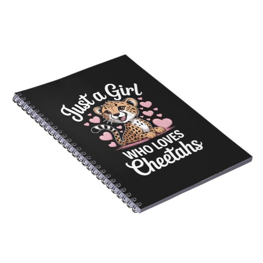 Cheetah Funny Quote ノートブック (右側)