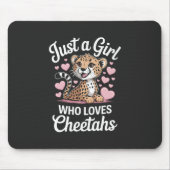 Cheetah Funny Quote  マウスパッド (正面)