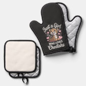 Cheetah Funny Quote 鍋つかみ&鍋敷きセット (正面/裏面)