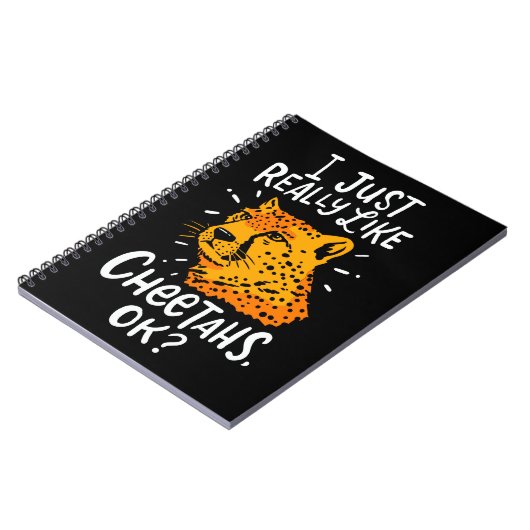 CHEETAH: I Just Really Like Cheetahs ノートブック (左側)