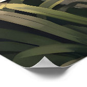 Cheetah In Bathtub Poster, Funny Animal Poster ポスター (角)