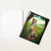 Cheetah in Lush Forest プランナー手帳 (ディスプレー)