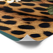 Cheetah In Suit Poster, Cheetah Portrait, Cheetah ポスター (角)