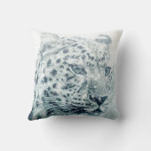 Cheetah in the Snow Art クッション (裏面)