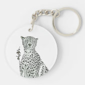 Cheetah key ring キーホルダー (裏面)