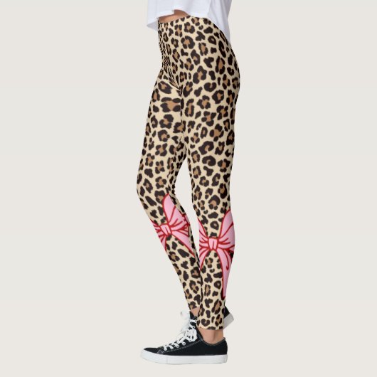 Cheetah Leggins | Classic Brown レギンス (左)