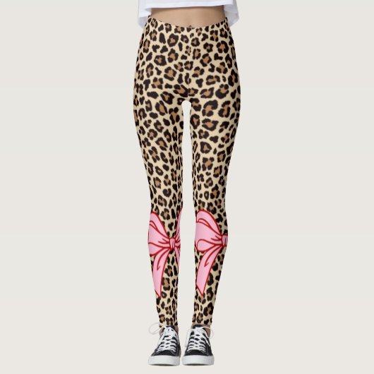 Cheetah Leggins | Classic Brown レギンス (正面)