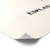 Cheetah line art print, Picasso poster, Minimalist ポスター (角)