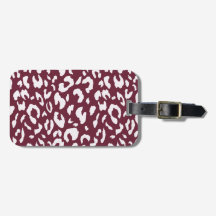 Cheetah Luggage Tag