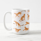 Cheetah Pattern Mug コーヒーマグカップ (左)