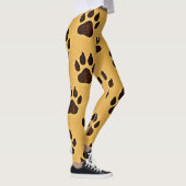 Cheetah Paw Print  レギンス (右)