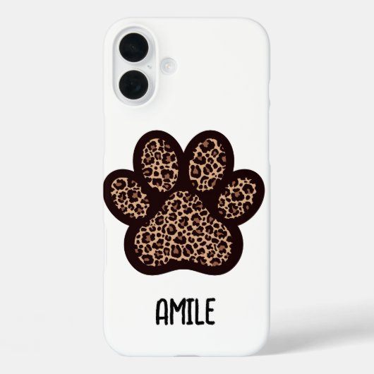 cheetah paw print phone case Case-Mate iPhoneケース (裏面)