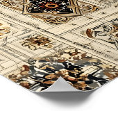 Cheetah Poster Print  Neutral Wildlife Wall Art ポスター (角)