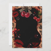 Cheetah print birthday invitation 招待状 (裏面)