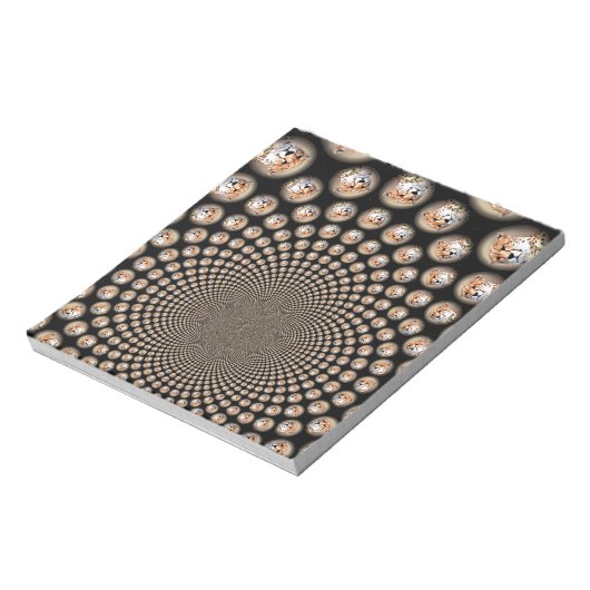 Cheetah Spin Scelens - Feline Frenzy カラフル: ノートパッド (回転)