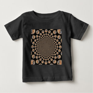 Cheetah Spin Scelens - Feline Frenzy カラフル: ベビーTシャツ