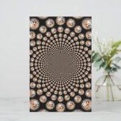 Cheetah Spin Scelens - Feline Frenzy カラフル: 便箋 (スタンド正面)