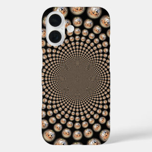 Cheetah Spin Scelens - Feline Frenzy カラフル: iPhone 16ケース