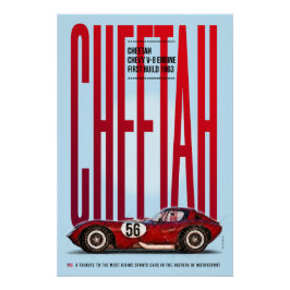 Cheetah V8 Tribute ポスター