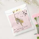 Cheetah Wild About You Classroom Valentine フェイバーバッグ (封をした状態)