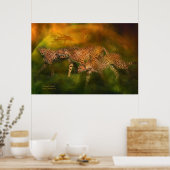 Cheetah World Artポスター/プリント ポスター (キッチン)