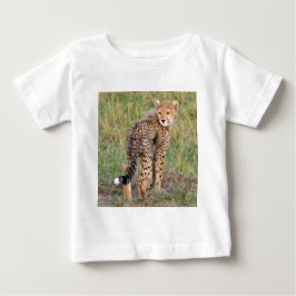 CheetahCubLookingAtYou.png ベビーTシャツ