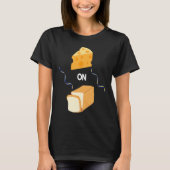 Cheez On Bread Funny Barbados Slang Bajan Pride Tシャツ (正面)