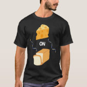 Cheez On Bread Funny Barbados Slang Bajan Pride Tシャツ (正面)