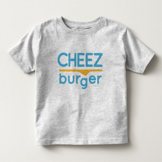 Cheezburgerのロゴ(色) トドラーTシャツ (正面)