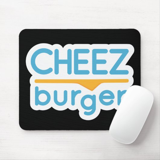 Cheezburgerのロゴ(色) マウスパッド (マウス)