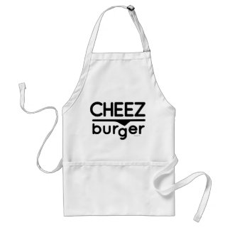 Cheezburgerのロゴ(黒) スタンダードエプロン