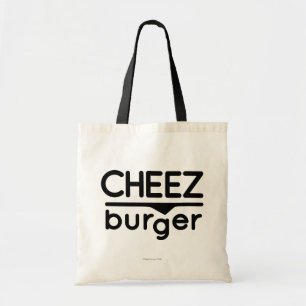 Cheezburgerのロゴ(黒) トートバッグ