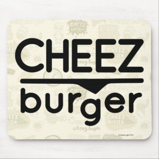 Cheezburgerのロゴ(黒) マウスパッド