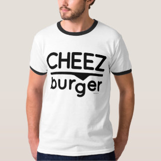 Cheezburgerのロゴ(黒) Tシャツ