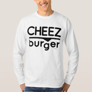 Cheezburgerのロゴ(黒) Tシャツ