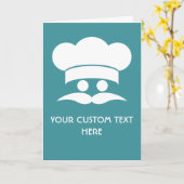 CHEFカスタム挨拶状 カード (黄色い花)