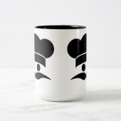 CHEFマグカップ – 選択スタイル&カラー ツートーンマグカップ (中央)