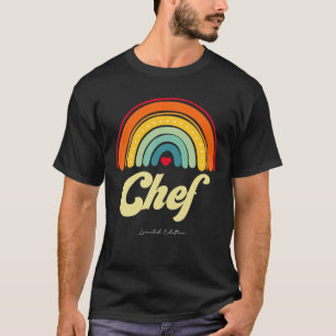CHEFヴィンテージレトロおもしろい役職誕生日Cowork Tシャツ