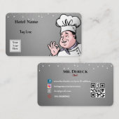 Chef名刺 コーリングカード (正面/裏面)