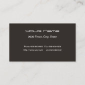 Chef名刺 名刺 (裏面)