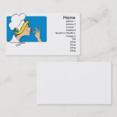 Chef女性名刺 名刺 (正面/裏面)