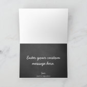 Chef調理師卒業祝いカード カード (内部)