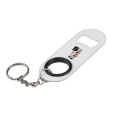 Chef調理師- WELCOMEメニューカード キーホルダー栓抜き (正面アングル)