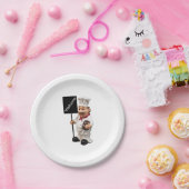 Chef調理師- WELCOMEメニューカード ペーパープレート (パーティー)