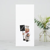 Chef調理師- WELCOMEメニューカード メニュー (スタンド正面)