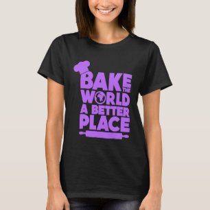 Chef -クラシックベーキングのピおもしろいン転がシェフハット tシャツ