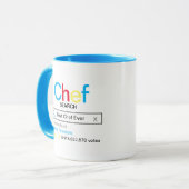 Chef 最高の Ever Searchエンジンの結果（名前あり） マグカップ (正面左)