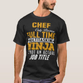 Chef animal space chef tシャツ (正面)